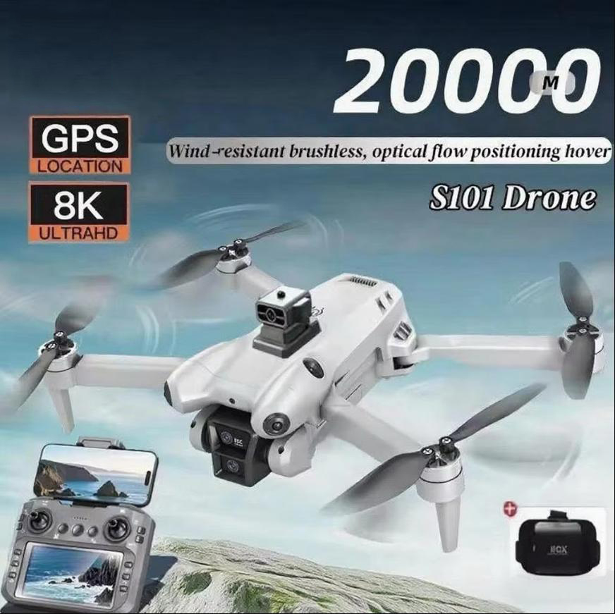 Drone Gimbal 2 Axis - Dron Xiaomi S101 8K HD Profesjonalny