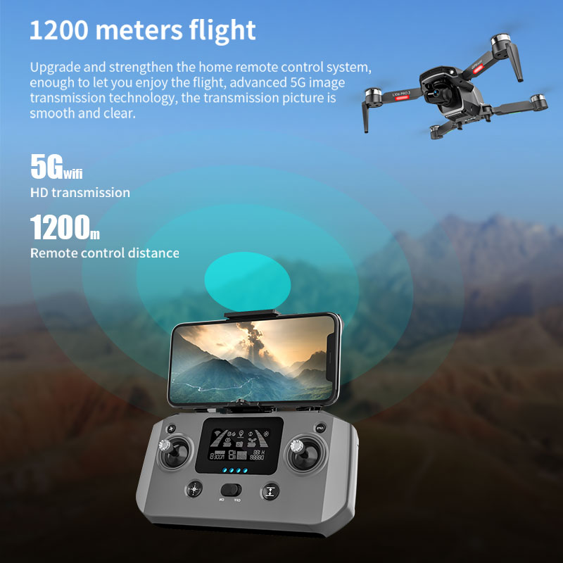 L106 Pro 3 Drone 5G WIFI FPV S – Drone Gimbal 2 Axis recenzja i cena